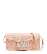 Harrods Valentino Garavani Moiré Locò Clutch Bag (10x20x5 cm)- Buy online at McGrocer