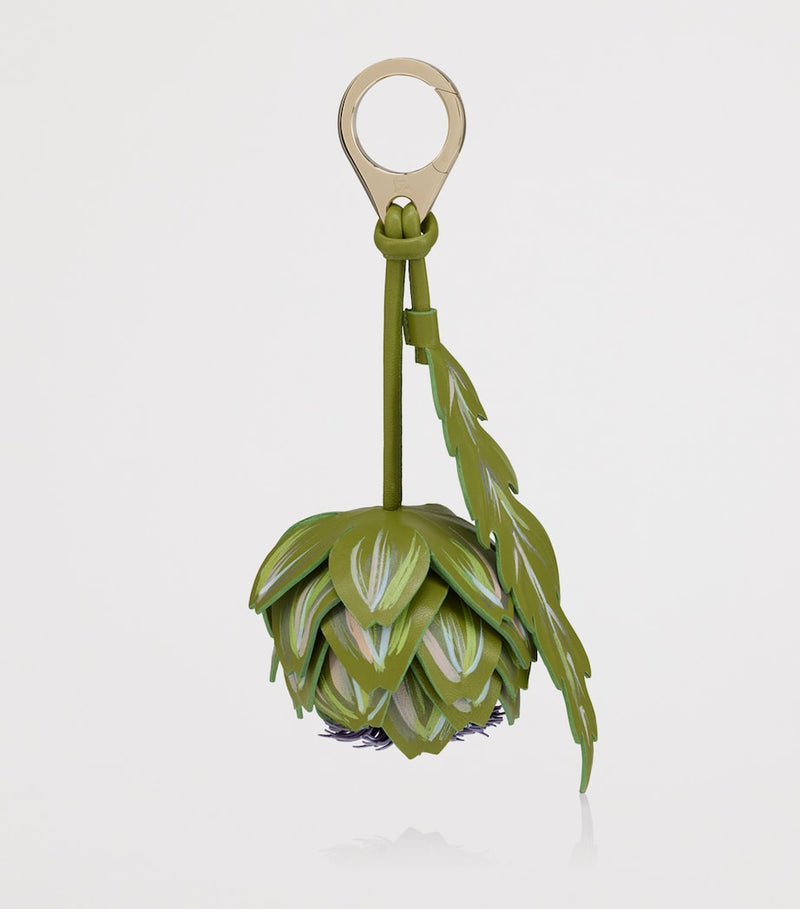 Christian Louboutin artichoke leather bag charm (British brand)