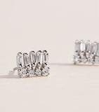 Suzanne Kalan white gold diamond stud earrings (British brand)