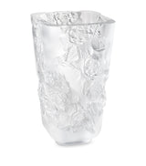 Harrods Lalique Large Crystal Pivoines Vase 35cm- Buy online at McGrocer