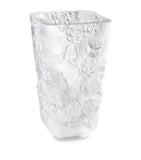Lalique crystal Pivoines vase 35cm, UK version