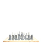 Purling Daniel Caesar Spergy chess set with leather bases (British brand)