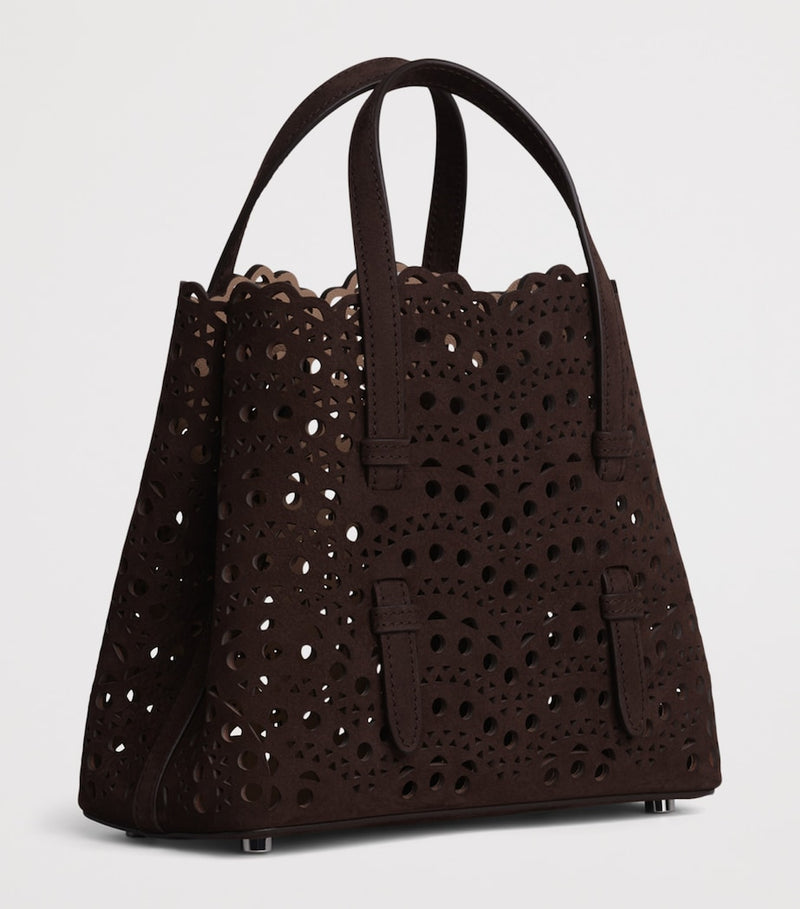 Alaïa Le Mina suede tote bag - British product