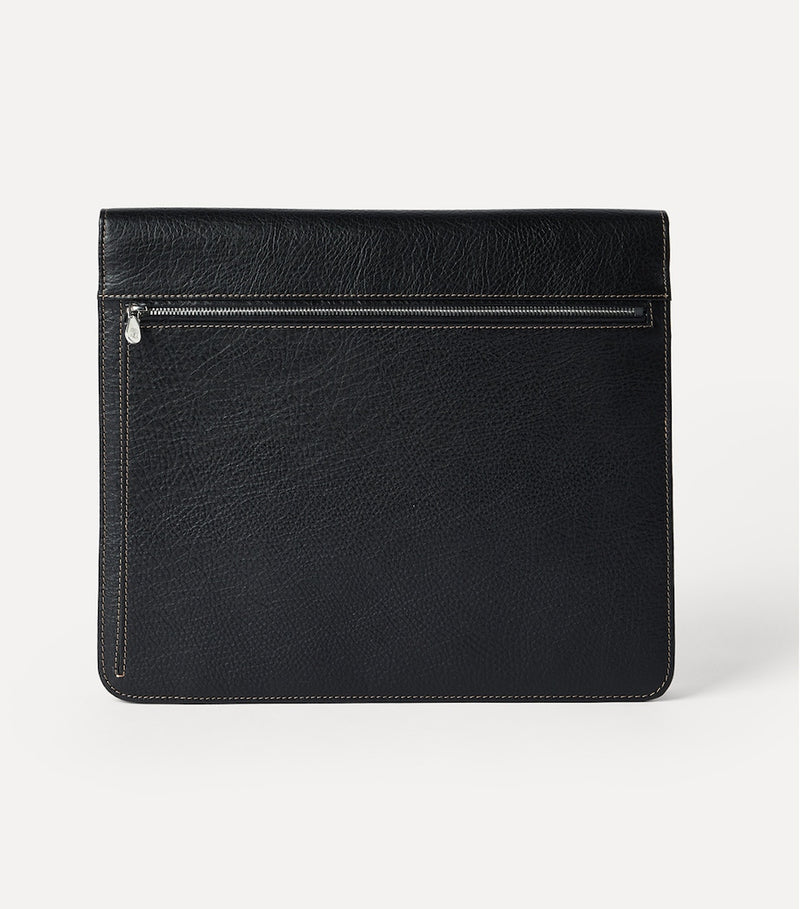 Brunello Cucinelli grained calfskin document holder - British product