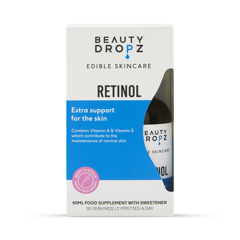 Beauty Dropz Retinol edible beauty drops 60ml, imported from the UK