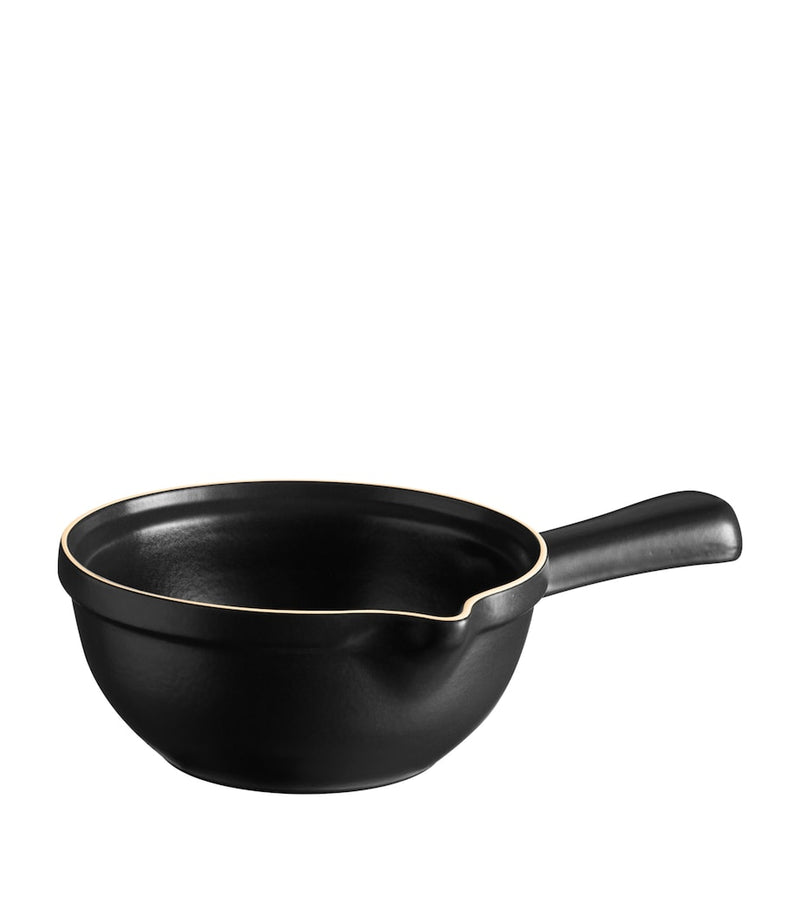 Emile Henry ceramic BBQ saucepan 28cm (British brand)