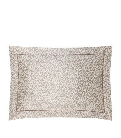 Harrods Gingerlily Silk Fern King Oxford Pillowcase 50cm x 90cm- Buy online at McGrocer