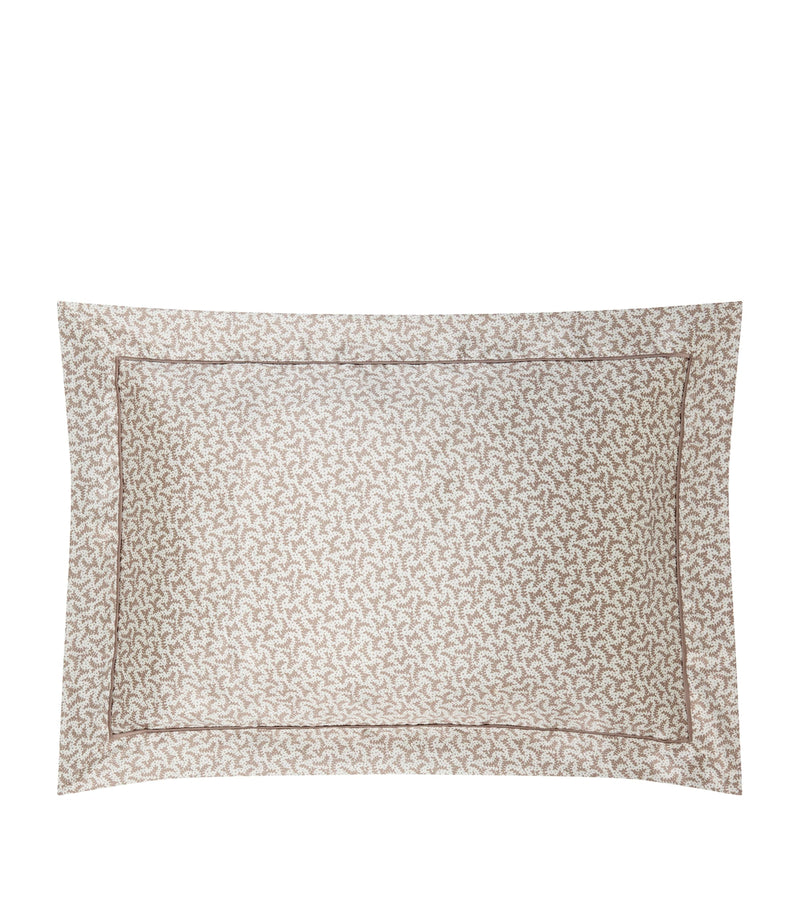 Gingerlily silk fern king oxford pillowcase 50cm x 90cm, UK version