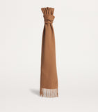 Max Mara cashmere scarf embroidered M monogram 206x28cm - British product
