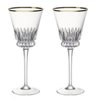 Villeroy & Boch Grand Royal Gold white wine glasses 125ml (British brand)