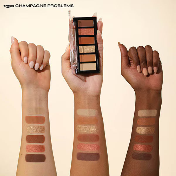 Milani Gilded Mini Palette 130 Champagne Problems, imported from the UK