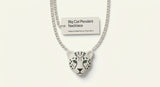 Cartier panther necklace yellow gold tsavorite garnet and onyx (British brand)