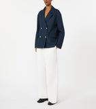 Max Mara linen double-breasted Avenue blazer, imported from the UK