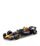 Bburago F1 Red Bull RB20 model with Verstappen figure 1:24 scale (British brand)