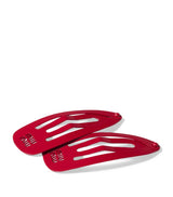 Harrods Miu Miu Metal Logo Hair Clips (Set of 2)- Buy online at McGrocer