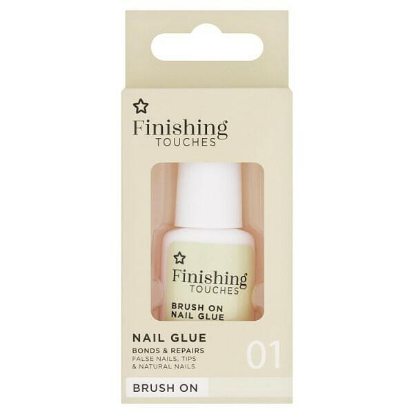 Superdrug Finishing Touches Brush On Nail Glue GOODS Superdrug