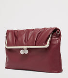 Weekend Max Mara Pasticcino leather clutch bag (British brand)