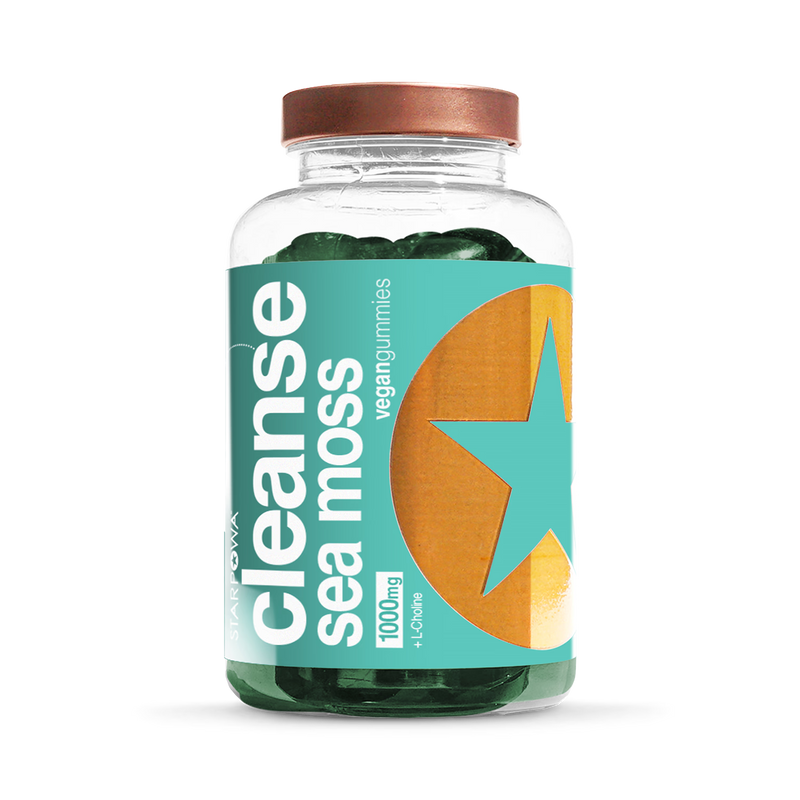 Starpowa Cleanse Sea Moss Vegan Gummies 60 count (British brand)