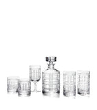 Ralph Lauren Hudson Plaid iced beverage glass, imported from the UK