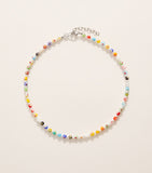 Nialaya necklace glass bead and pearl, UK version