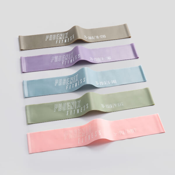 Phoenix Fitness Loop Bands Pastel (British brand)