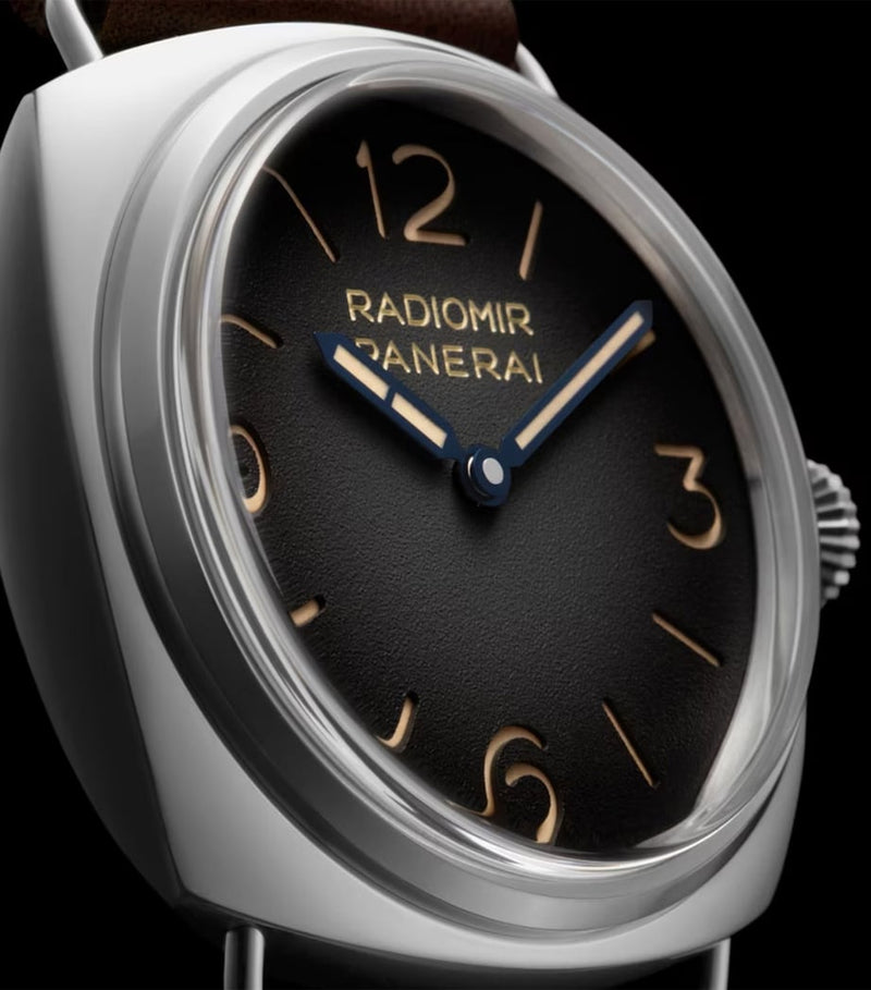 Panerai Radiomir Tre Giorni watch 45mm stainless steel - British product