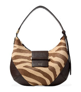 Harrods Jimmy Choo Small Bar Pony Hair-Leather Shoulder Bag- Buy online at McGrocer