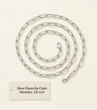 Cartier Santos de Cartier chain necklace 18kt white gold, UK version