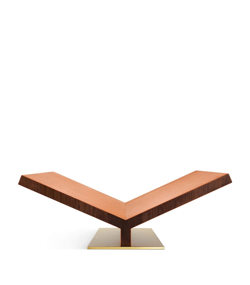 Assouline Walnut-Leather Ultimate Collector Bookstand - British product