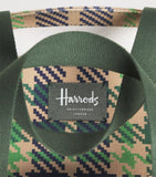 Harrods mini tartan check tote bag (British brand)