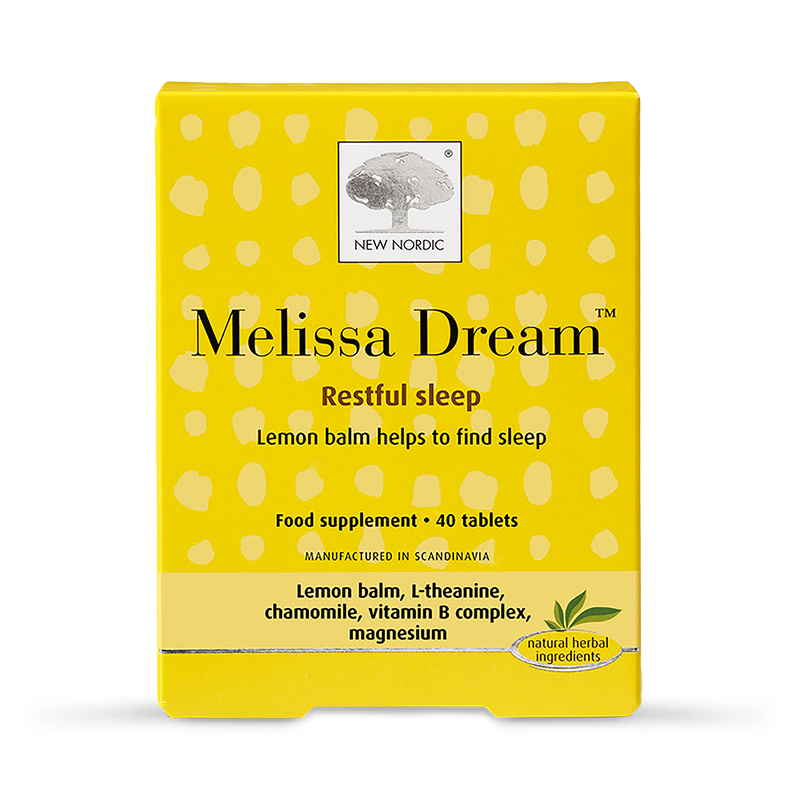 New Nordic Melissa Dream tablets 40 count, imported from the UK