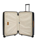 Harrods Check-In Spinner Suitcase with Leather Trims, 82cm Size and 118L Capacity- Buy online at McGrocer