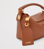 LOEWE Mini Puzzle Bag smooth lambskin leather cuboid handbag, imported from the UK