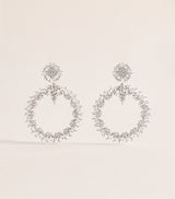 Harrods Suzanne Kalan White Gold and Diamond Classic Drop Earrings- Buy online at McGrocer