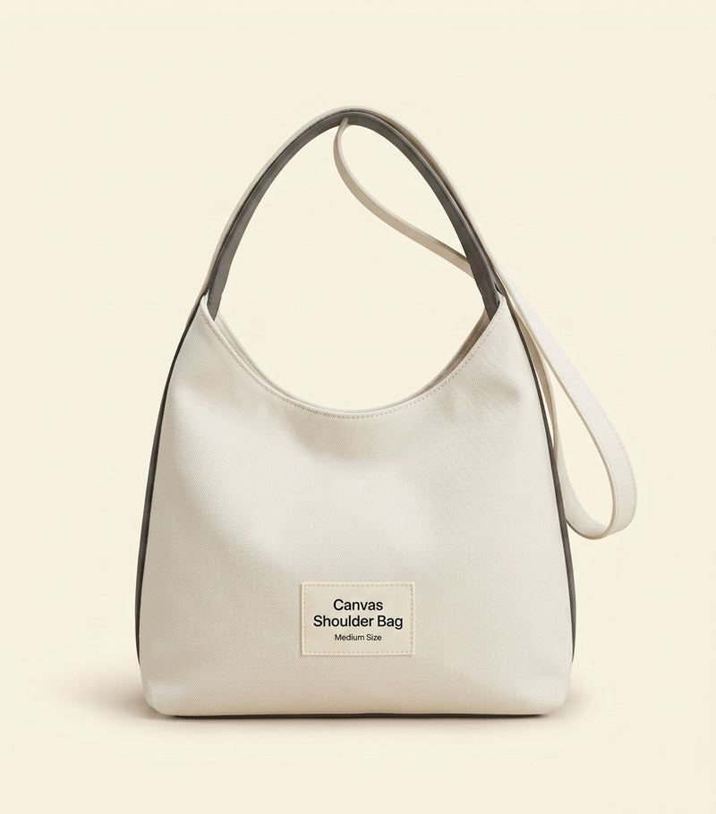 Burberry Mini Check shoulder bag with calf leather trim, imported from the UK