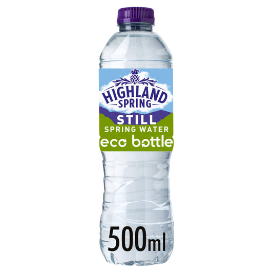 Highland Spring Eco Bottle Water 500ml GOODS Sainsburys   