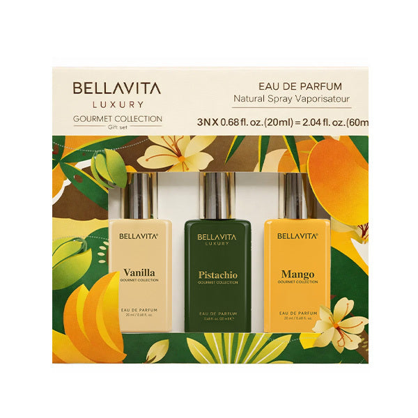 Bellavita Gourmet Collection gift set 3x20ml (British brand)