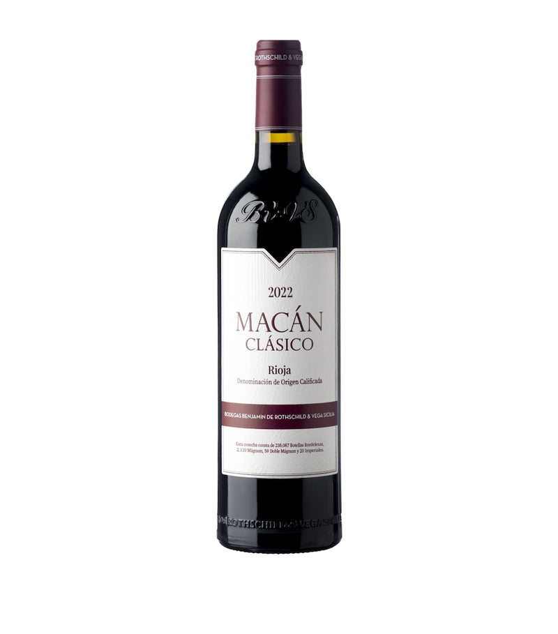Vega Sicilia Macán Clásico 2022 wine 75cl (British brand)