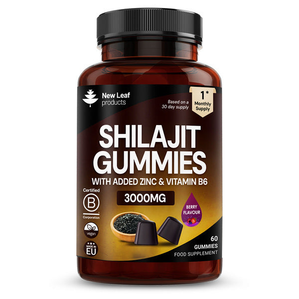 New Leaf Shilajit Gummies with Zinc B6 - British product