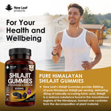New Leaf Shilajit Gummies with Zinc B6 - British product