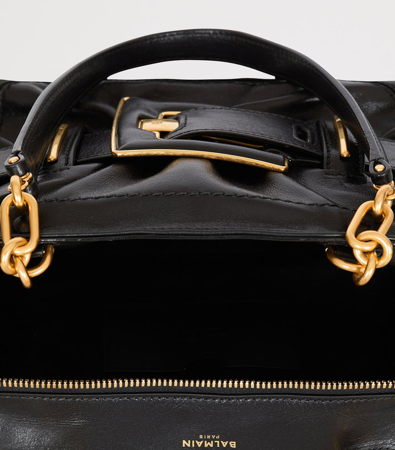 Balmain Anthem shoulder bag in buffalo leather, UK version
