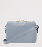 Aspinal of London leather camera crossbody bag slot weave (British brand)
