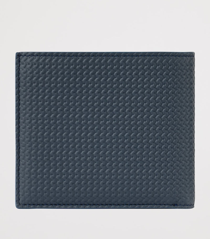 Chopard Racing bifold wallet in leather with chevron pattern - British product