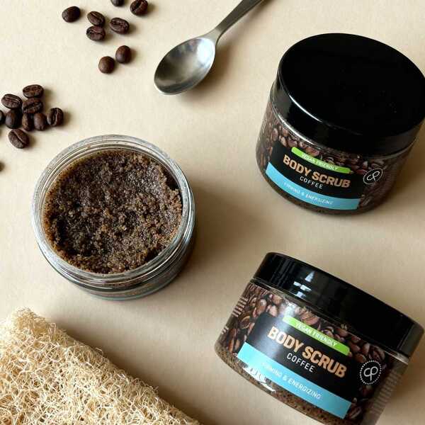 COSMEPICK Coffee Body Scrub triple pack 3x250g - British product