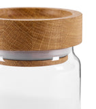 The Conran Shop oak stacking jar 500ml (British brand)