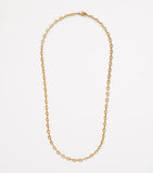 Azlee yellow gold circle-link chain necklace - British product
