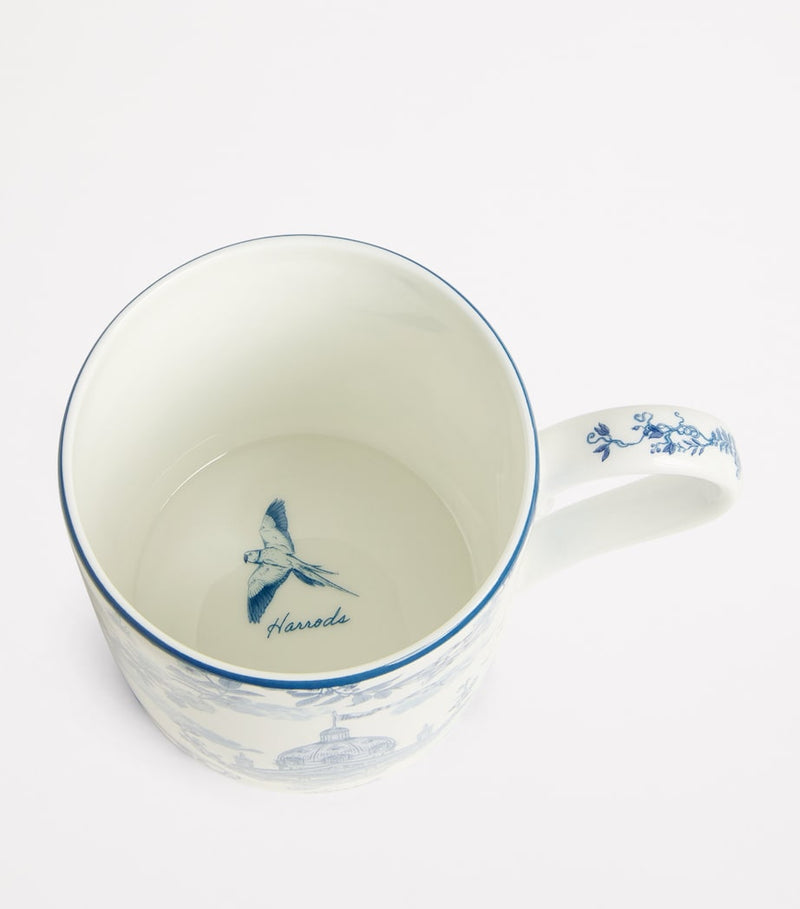 Harrods bone china Toile mug 300ml, UK version