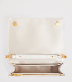 Schiaparelli Keyhole Bijoux clutch bag satin (British brand)
