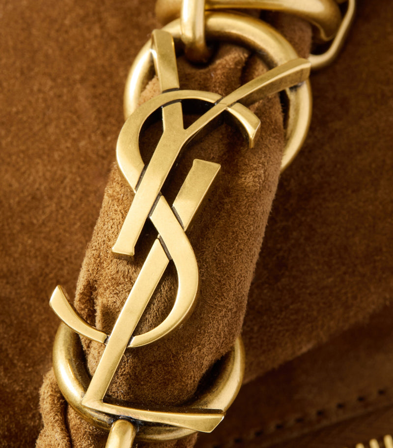 Saint Laurent small suede Amalia shoulder bag - British product