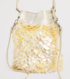 STAUD mini embellished Lila bucket bag 20cm - British product